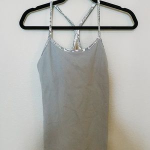 Striped Lululemon tank top